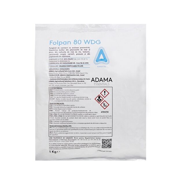 Fungicid Folpan 80 wdg 1 kg