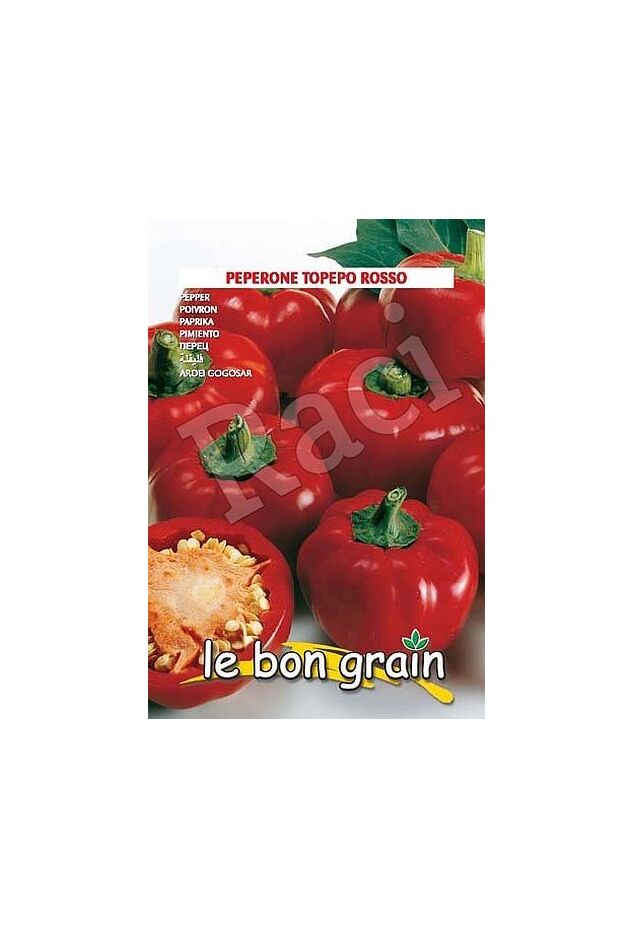 Seminte ardei gogosar Topepo Rosso 100 gr